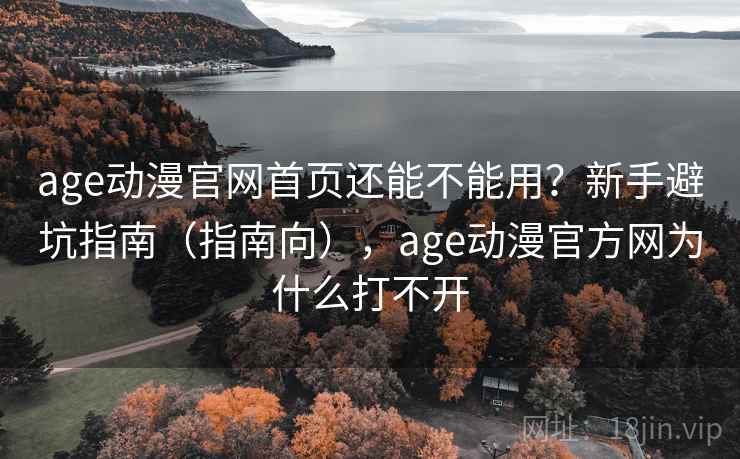 age动漫官网首页还能不能用？新手避坑指南（指南向），age动漫官方网为什么打不开