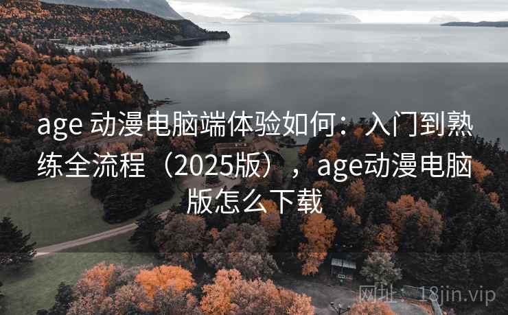 age 动漫电脑端体验如何：入门到熟练全流程（2025版），age动漫电脑版怎么下载