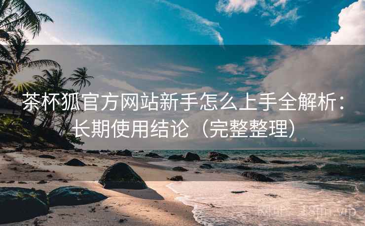 茶杯狐官方网站新手怎么上手全解析：长期使用结论（完整整理）
