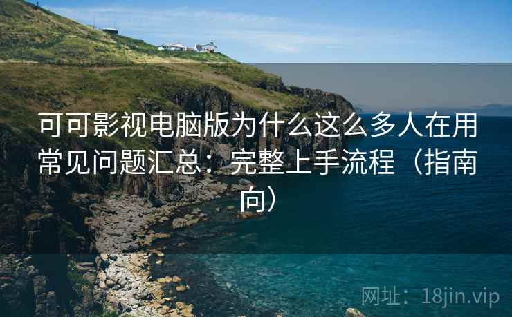 可可影视电脑版为什么这么多人在用常见问题汇总：完整上手流程（指南向）