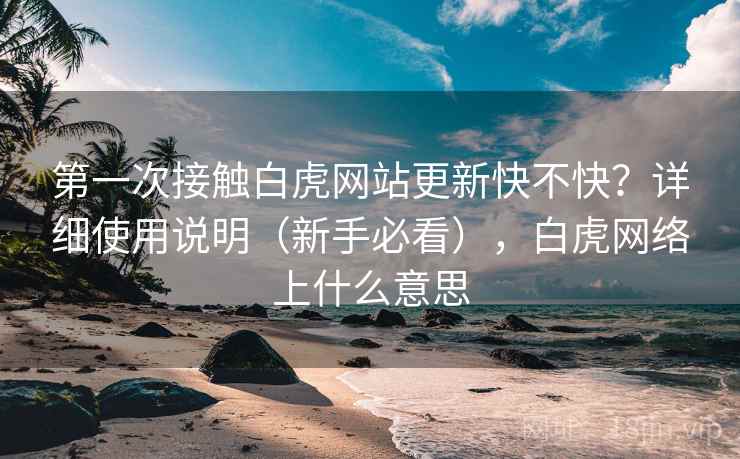 第一次接触白虎网站更新快不快？详细使用说明（新手必看），白虎网络上什么意思