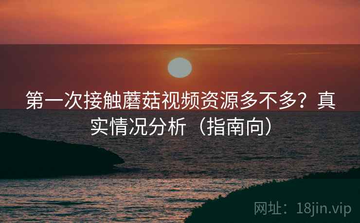 第一次接触蘑菇视频资源多不多？真实情况分析（指南向）
