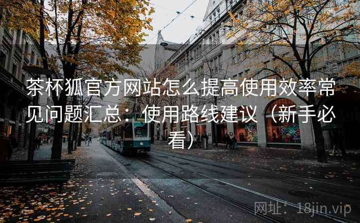 茶杯狐官方网站怎么提高使用效率常见问题汇总：使用路线建议（新手必看）