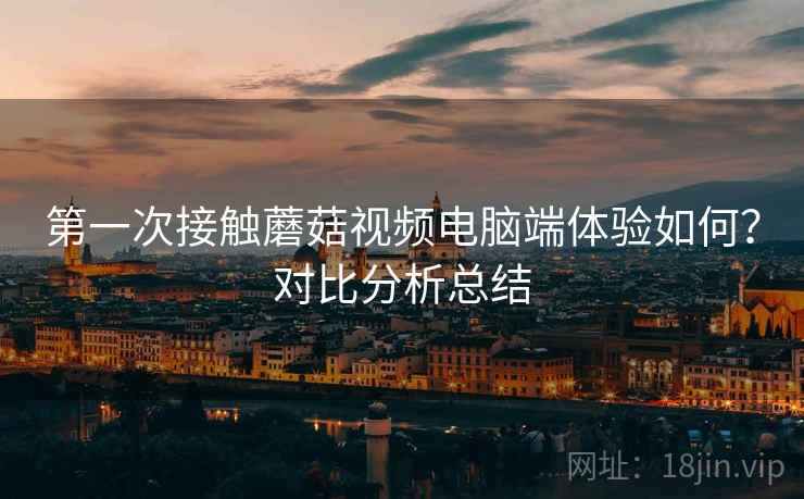 第一次接触蘑菇视频电脑端体验如何？对比分析总结