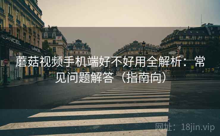蘑菇视频手机端好不好用全解析：常见问题解答（指南向）